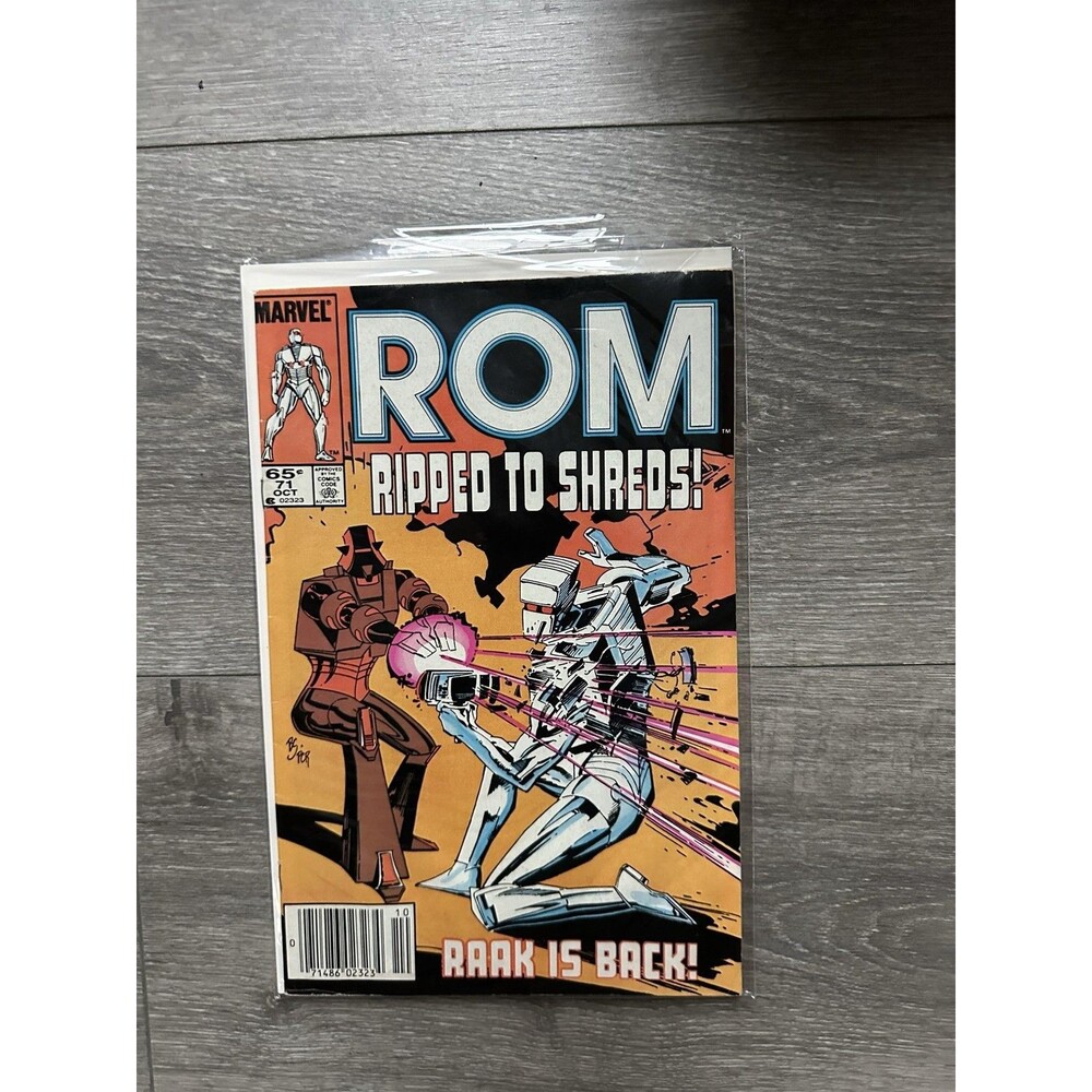Marvel ROM Ripped To Shreds! #10 Single Issue Comic Color Rom RAAK Vintage